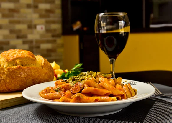 Prato feito presencial em massas